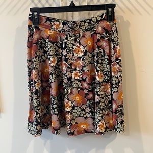 Floral skater skirt